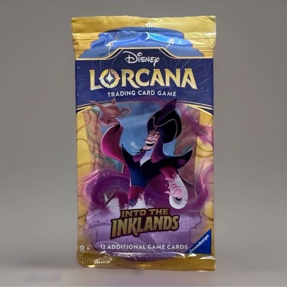 Disney Lorcana Into the Inklands Trading Card Game Pack 1 Sealed 1 Open - Picture 2 of 8